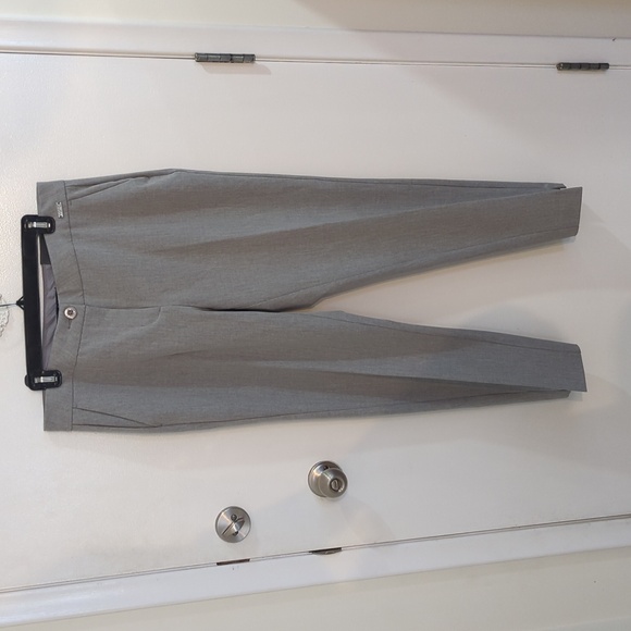 NWT Badgley Mischka, Grey Stretch Trouser, Size 12 - Picture 1 of 5